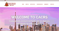 Desktop Screenshot of cacrs.com